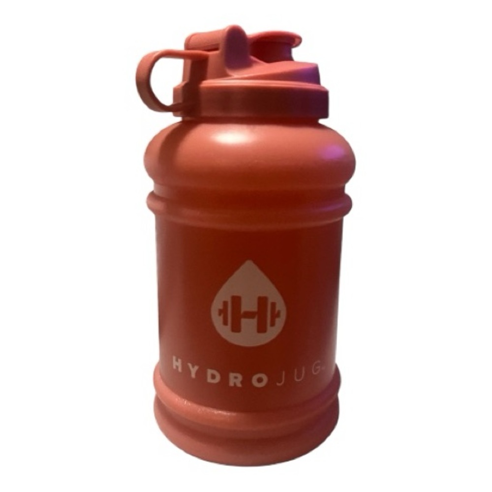 HYDROJUG Pro 73oz Water Bottle in Blush with Flip Top Lid and Handle